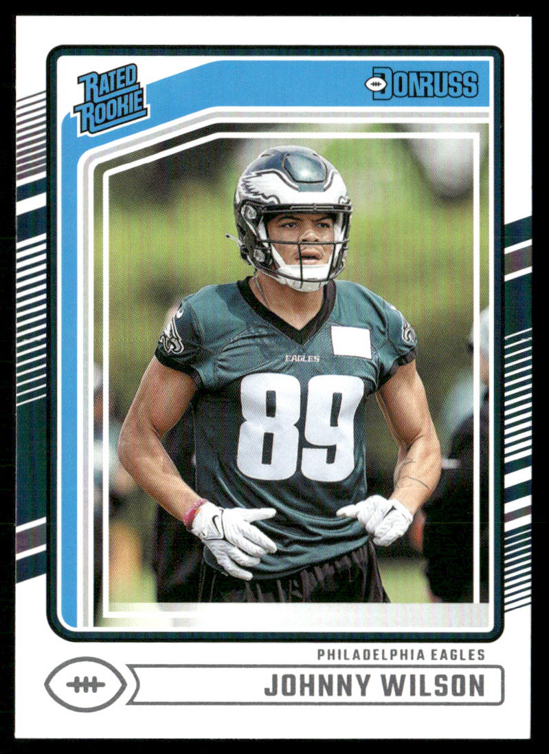Johnny Wilson 2024 Donruss #307 RC Philadelphia Eagles