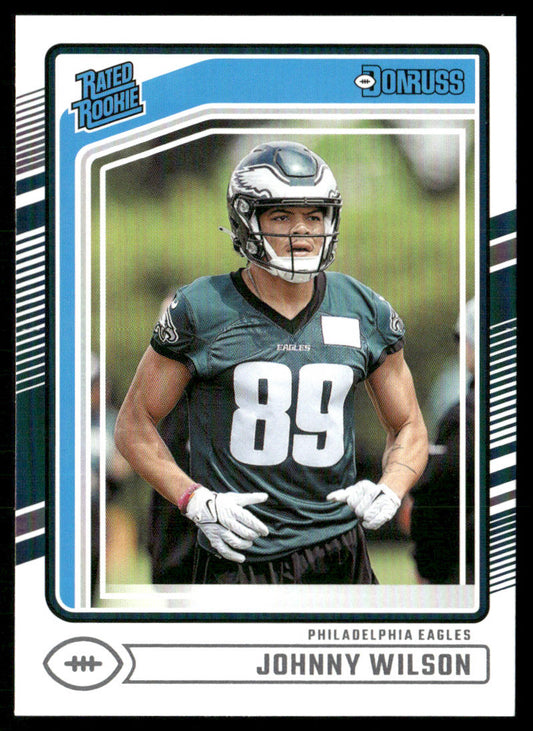 Johnny Wilson 2024 Donruss #307 RC Philadelphia Eagles