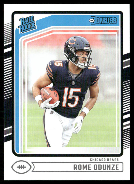 Rome Odunze 2024 Donruss #309 RC Chicago Bears