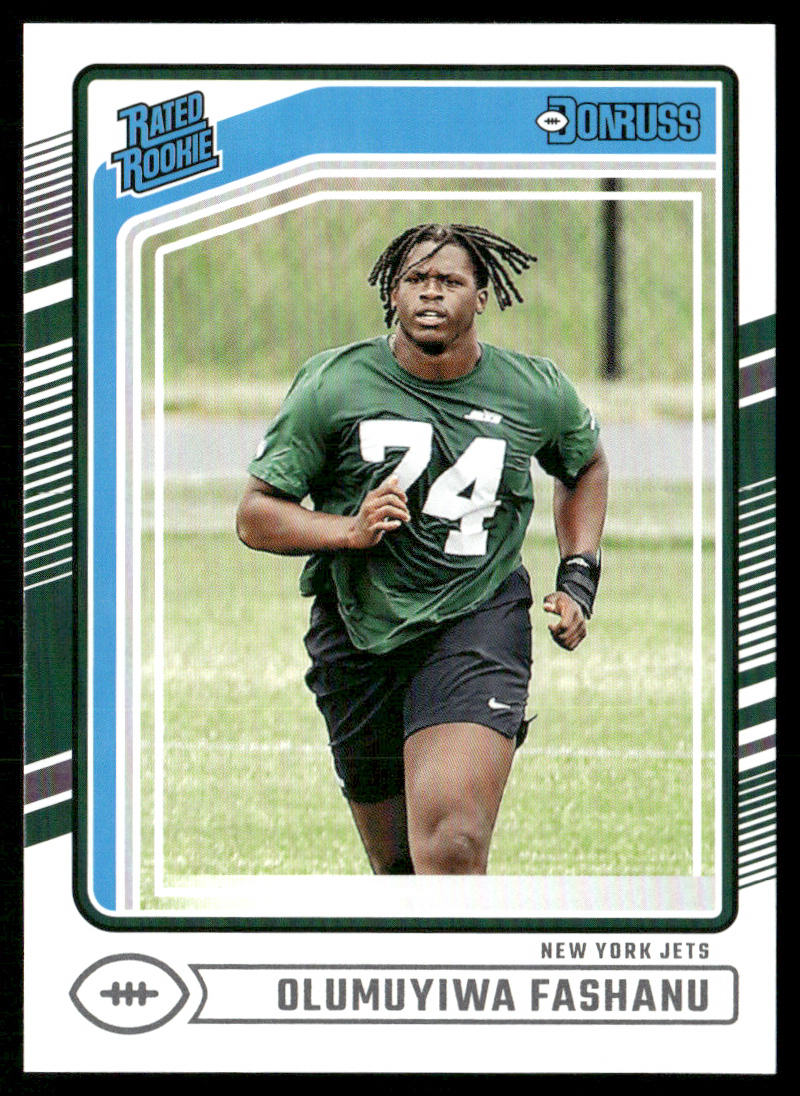 Olumuyiwa Fashanu 2024 Donruss #330 RC New York Jets