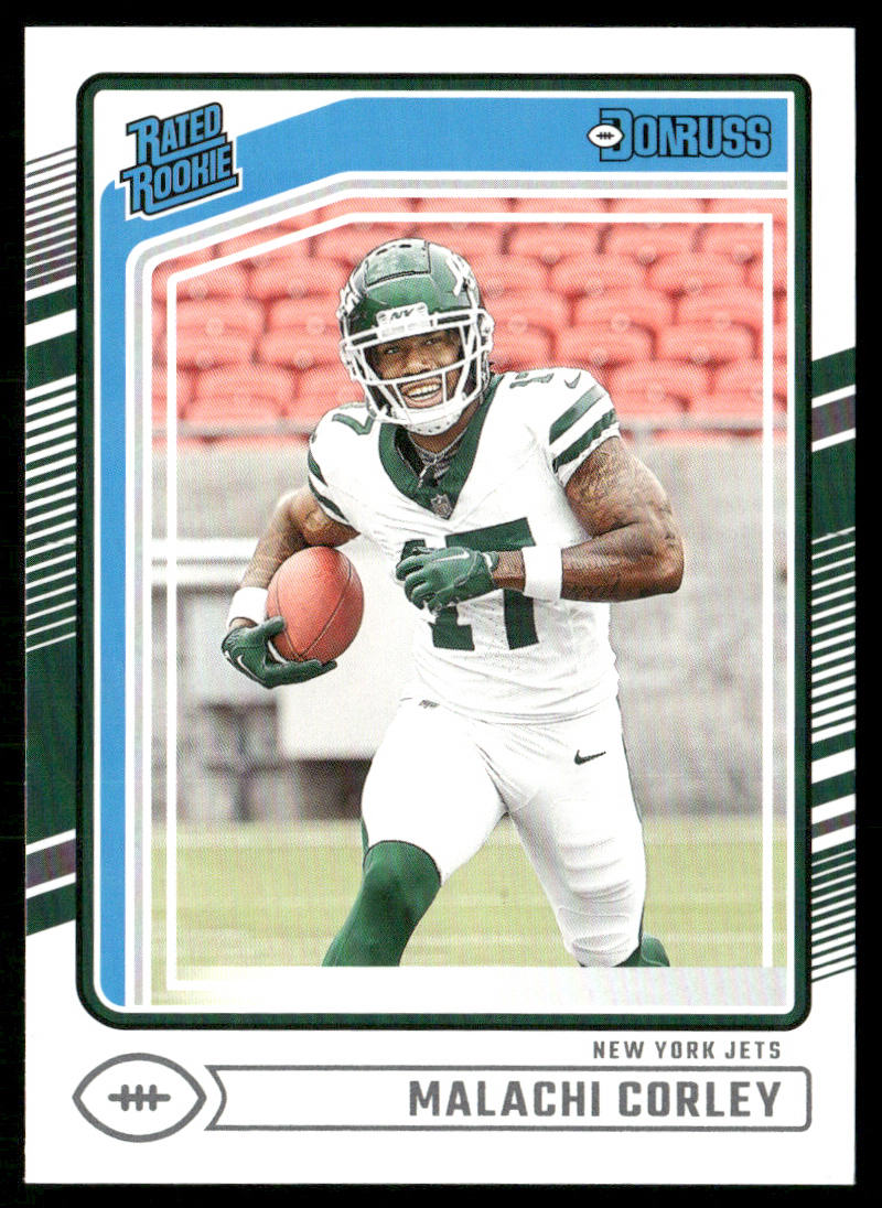 Malachi Corley 2024 Donruss #333 RC New York Jets
