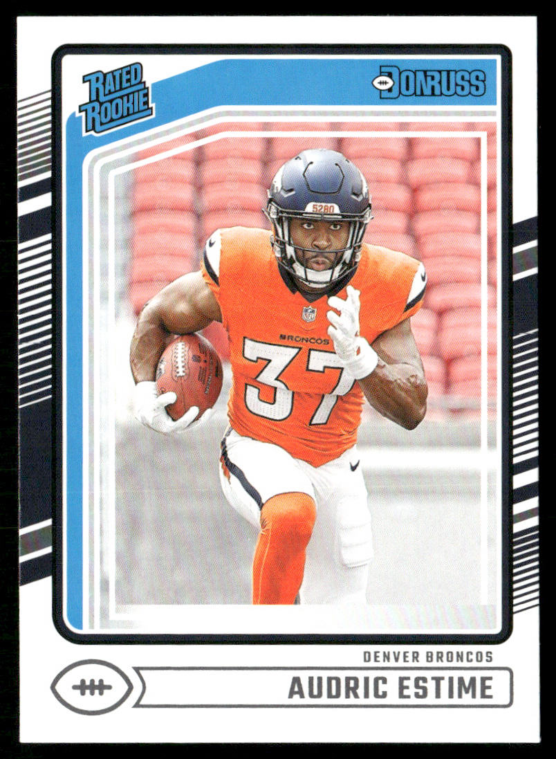 Audric Estime 2024 Donruss #335 RC Denver Broncos