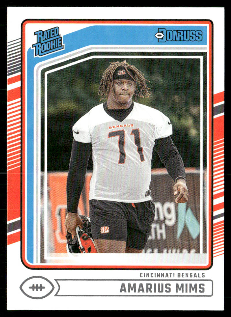 Amarius Mims 2024 Donruss #350 RC Cincinnati Bengals