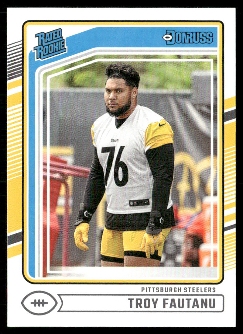 Troy Fautanu 2024 Donruss #360 RC Pittsburgh Steelers