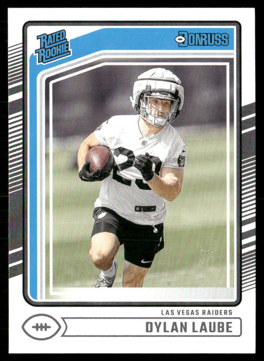 Dylan Laube 2024 Donruss #372 RC Las Vegas Raiders