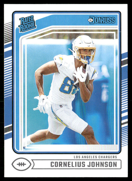 Cornelius Johnson 2024 Donruss #377 RC Los Angeles Chargers