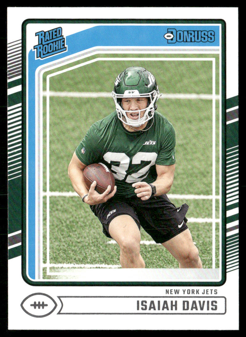 Isaiah Davis 2024 Donruss #386 RC New York Jets