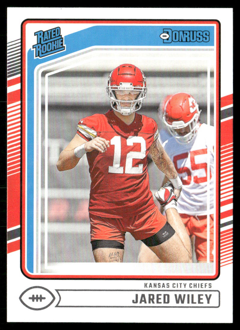 Jared Wiley 2024 Donruss #387 RC Kansas City Chiefs
