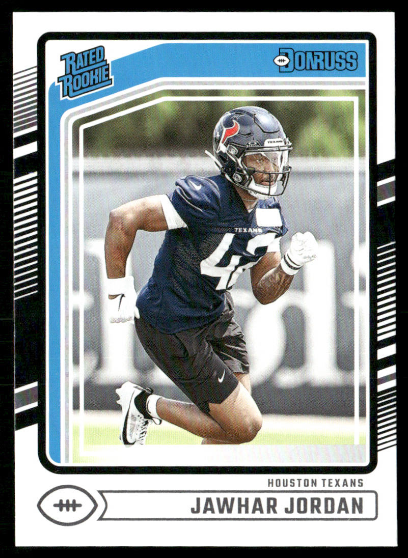 Jawhar Jordan 2024 Donruss #390 RC Houston Texans