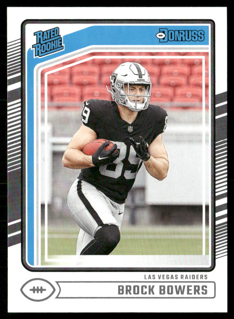 Brock Bowers 2024 Donruss #394 RC Las Vegas Raiders