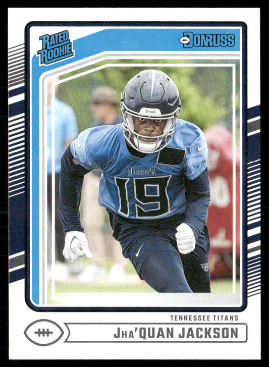 Jha'Quan Jackson 2024 Donruss #396 RC Tennessee Titans