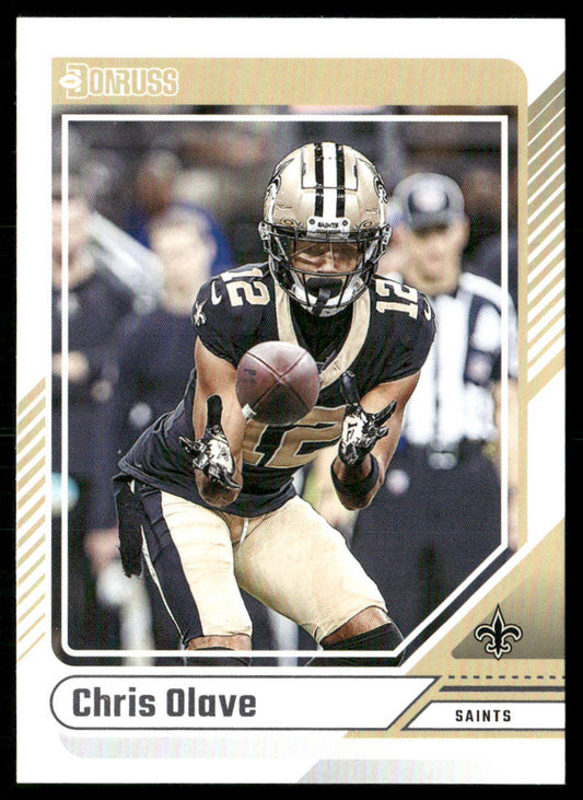 Chris Olave 2024 Donruss #33 New Orleans Saints