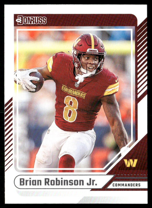 Brian Robinson Jr. 2024 Donruss #39 Washington Commanders