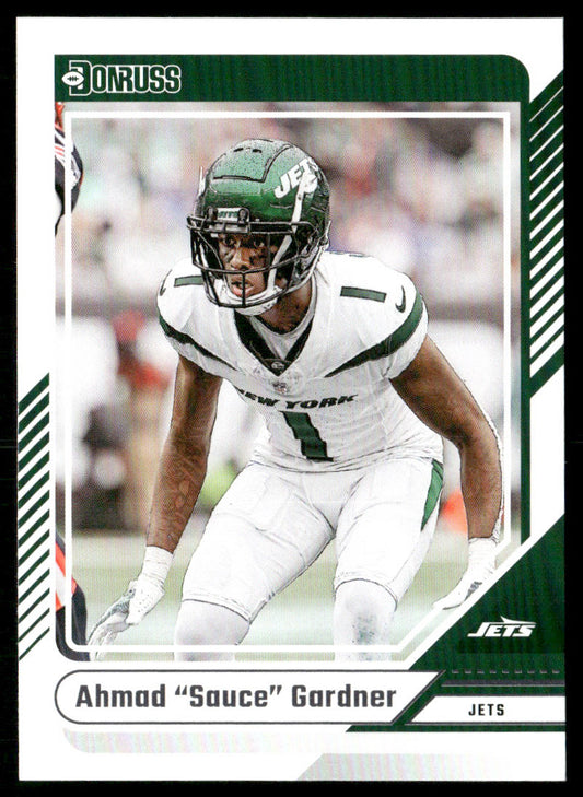 Ahmad "Sauce" Gardner 2024 Donruss #42 New York Jets