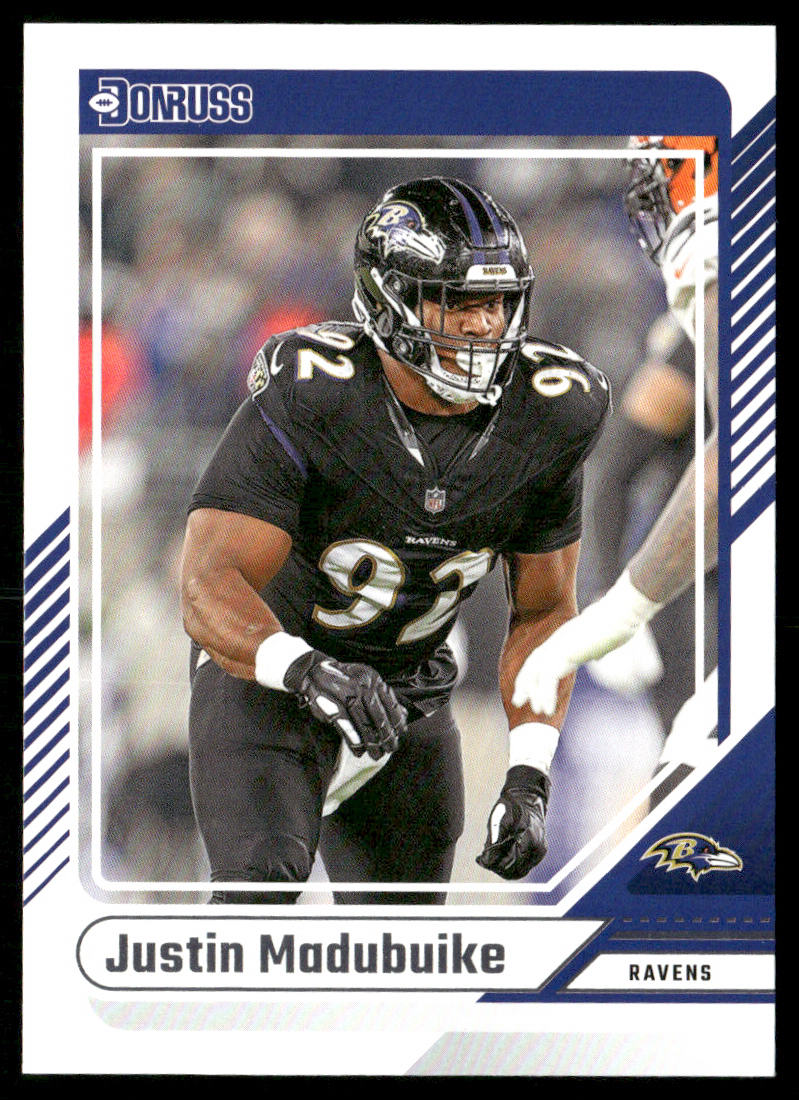 Justin Madubuike 2024 Donruss #49 Baltimore Ravens
