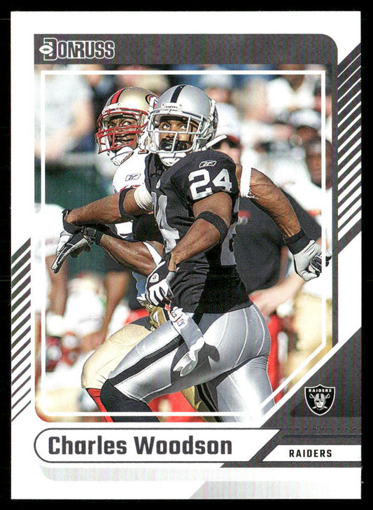 Charles Woodson 2024 Donruss #63 Oakland Raiders
