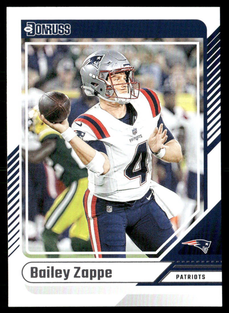 Bailey Zappe 2024 Donruss #70 New England Patriots