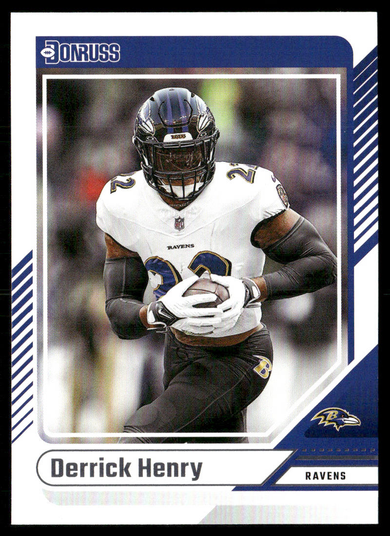 Derrick Henry 2024 Donruss #72 Baltimore Ravens