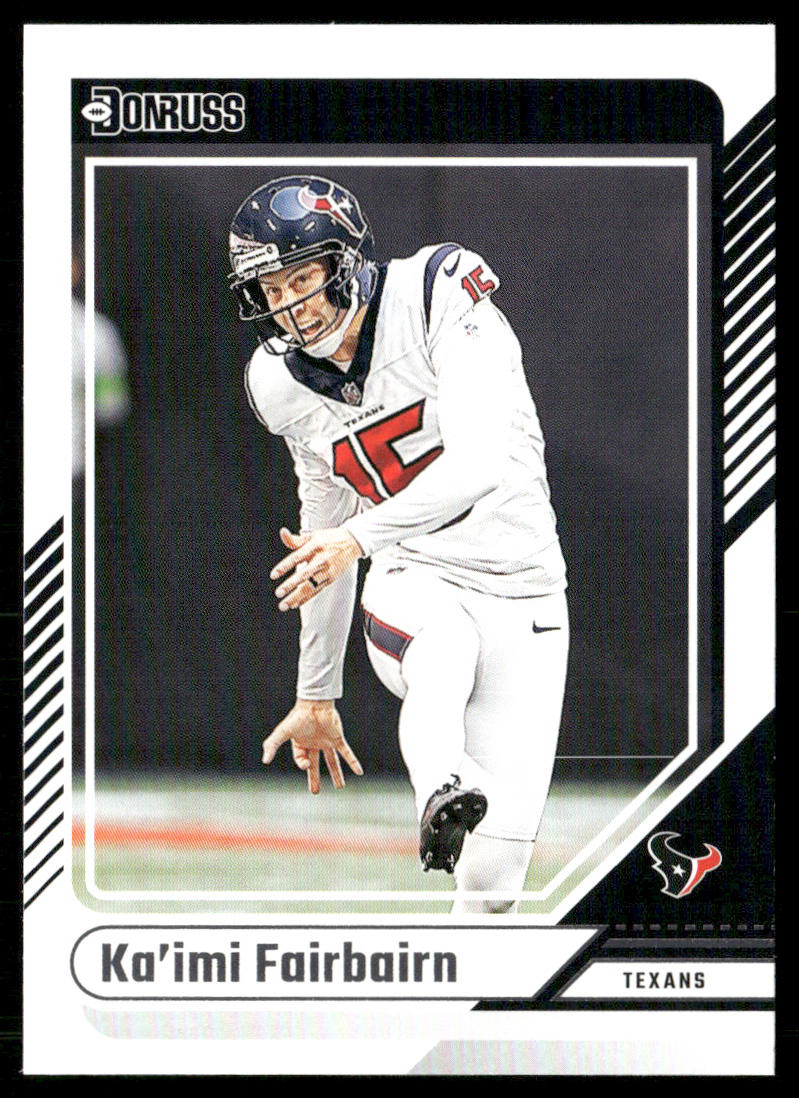 Ka'imi Fairbairn 2024 Donruss #113 Houston Texans