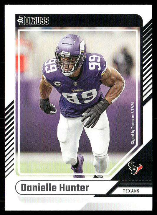 Danielle Hunter 2024 Donruss #123 Houston Texans