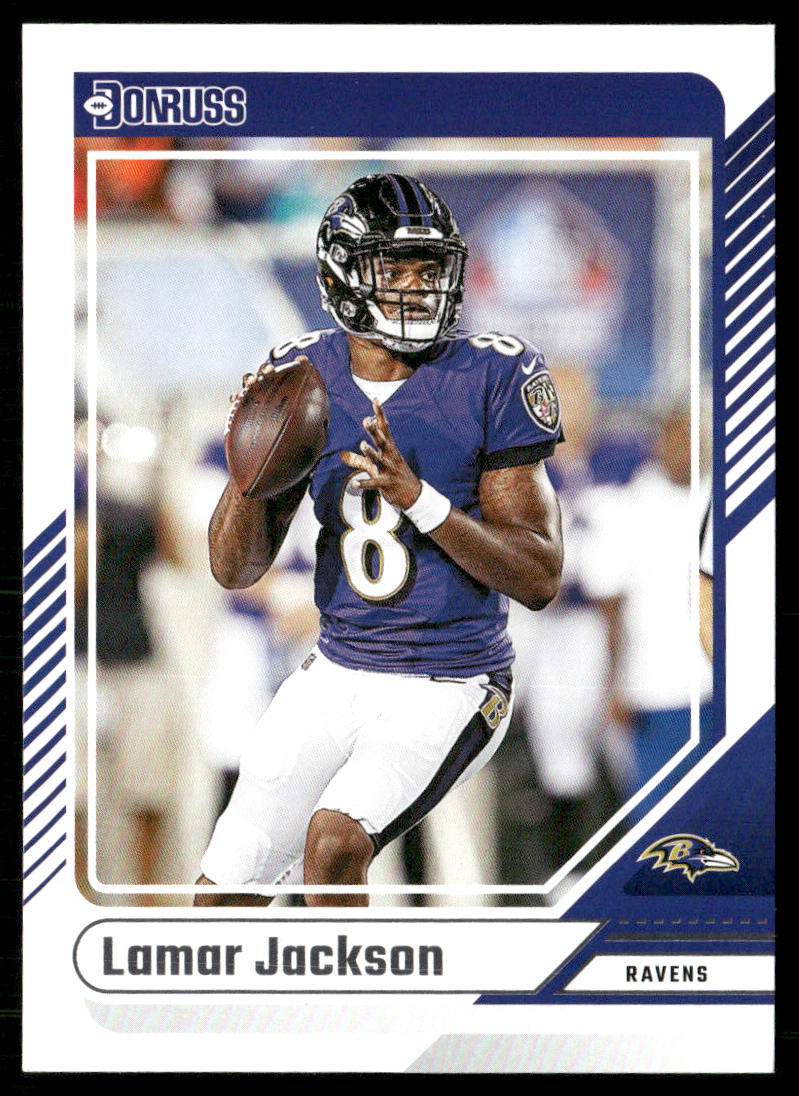 Lamar Jackson 2024 Donruss #130 Baltimore Ravens