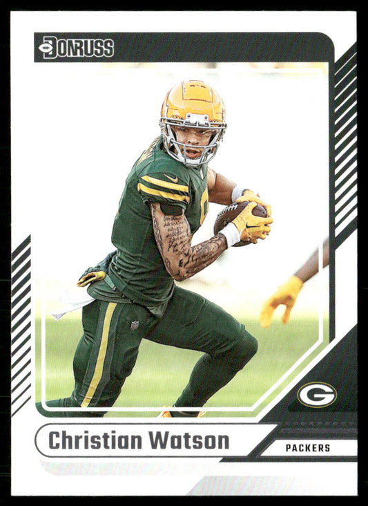 Christian Watson 2024 Donruss #132 Green Bay Packers
