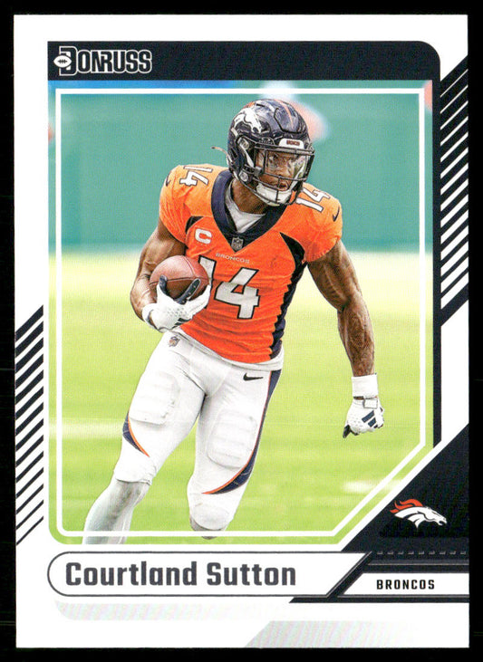 Courtland Sutton 2024 Donruss #134 Denver Broncos
