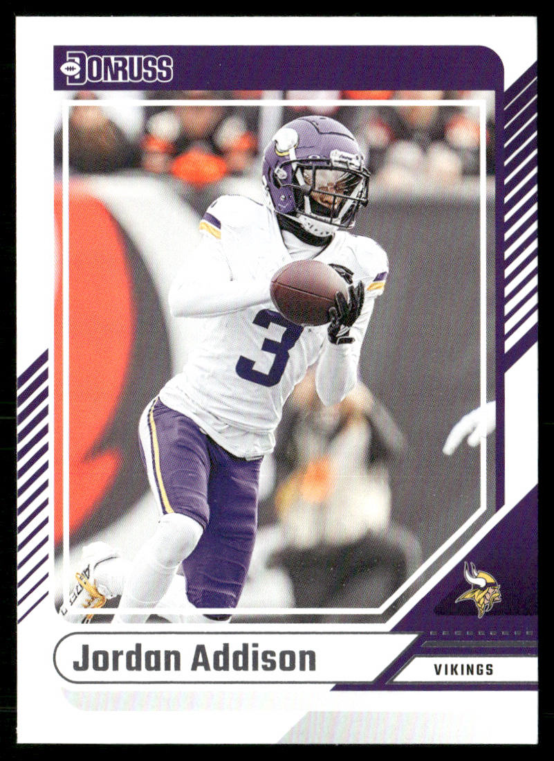 Jordan Addison 2024 Donruss #153 Minnesota Vikings