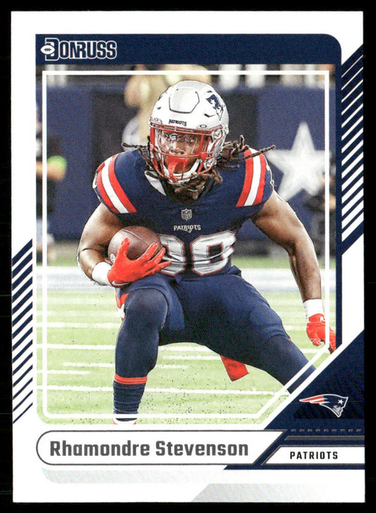 Rhamondre Stevenson 2024 Donruss #174 New England Patriots