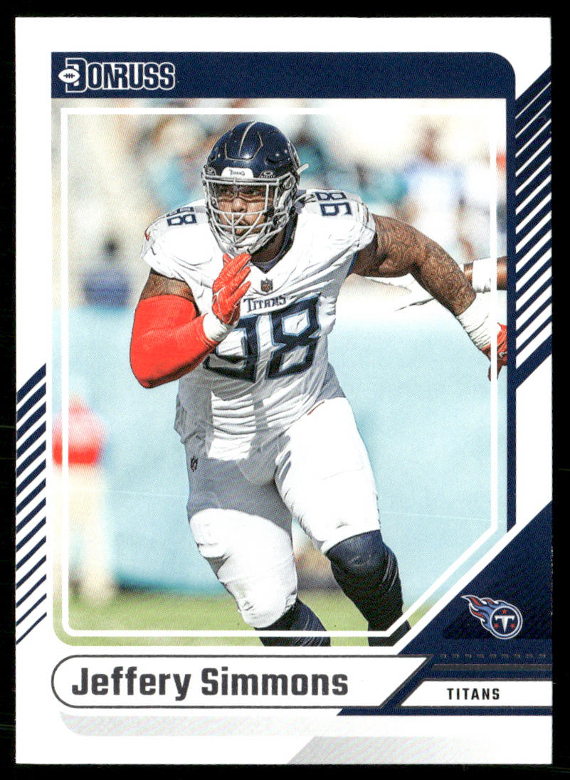 Jeffery Simmons 2024 Donruss #179 Tennessee Titans