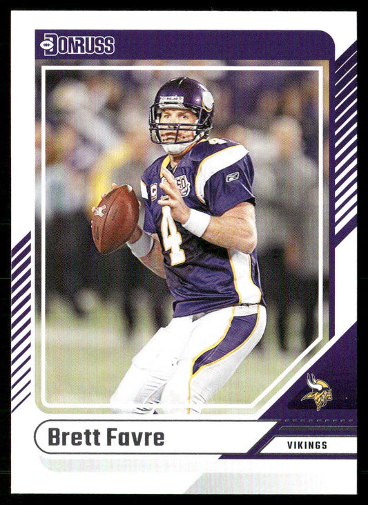Brett Favre 2024 Donruss #185 Minnesota Vikings