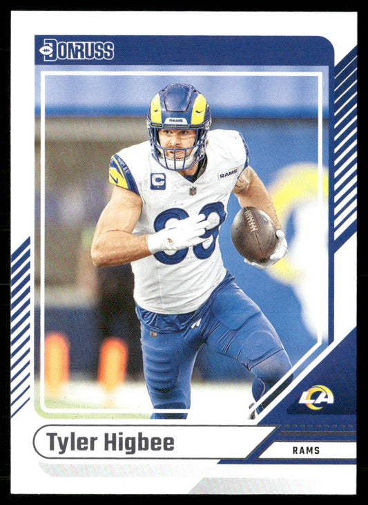 Tyler Higbee 2024 Donruss #186 Los Angeles Rams