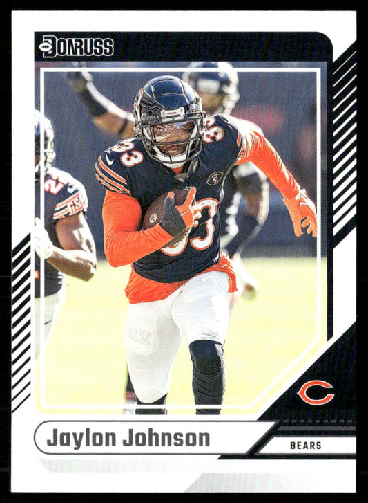 Jaylon Johnson 2024 Donruss #187 Chicago Bears
