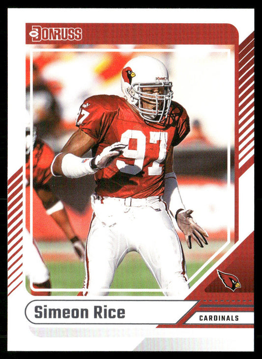 Simeon Rice 2024 Donruss #189 Arizona Cardinals