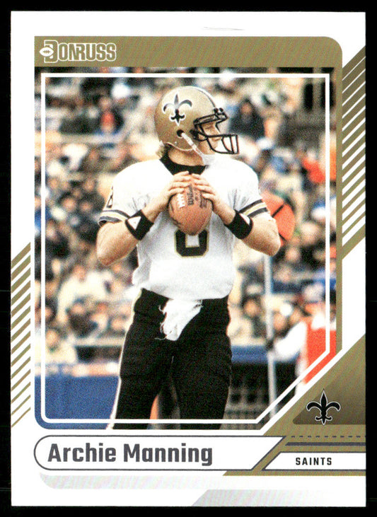 Archie Manning 2024 Donruss #195 New Orleans Saints