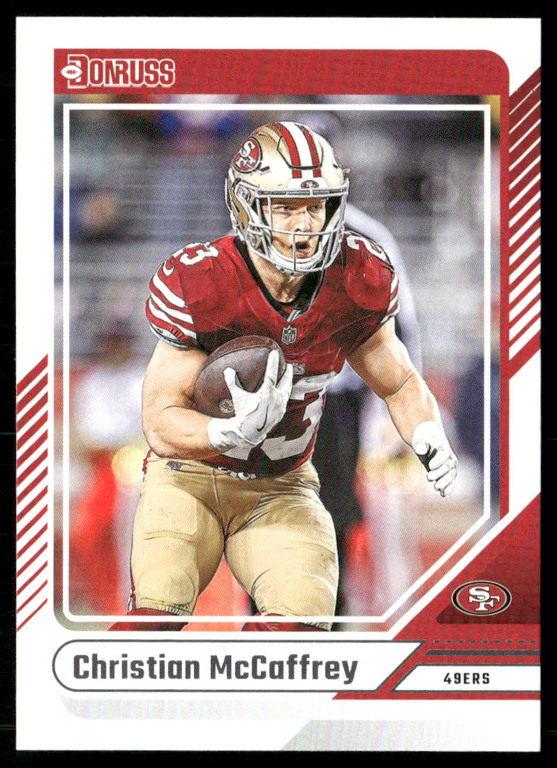 Christian McCaffrey 2024 Donruss #205 San Francisco 49ers