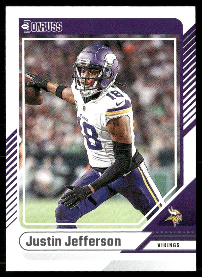 Justin Jefferson 2024 Donruss #215 Minnesota Vikings