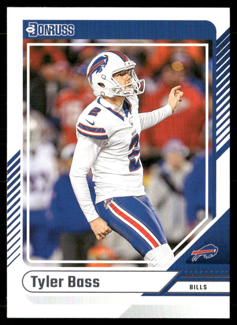 Tyler Bass 2024 Donruss #224 Buffalo Bills
