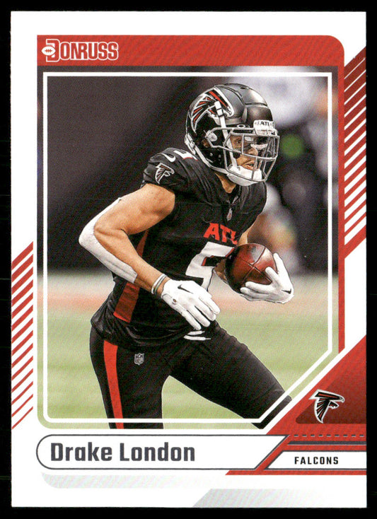 Drake London 2024 Donruss #229 Atlanta Falcons