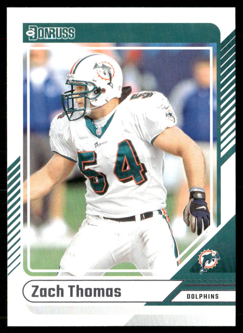 Zach Thomas 2024 Donruss #234 Miami Dolphins