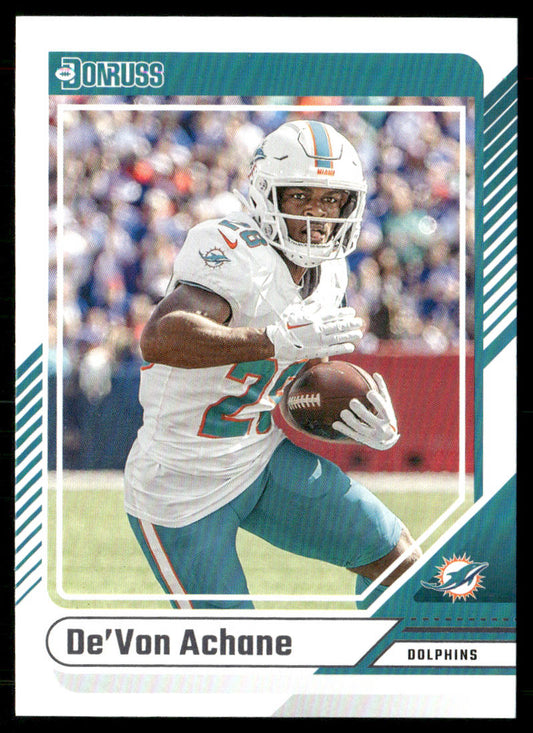 De'Von Achane 2024 Donruss #236 Miami Dolphins