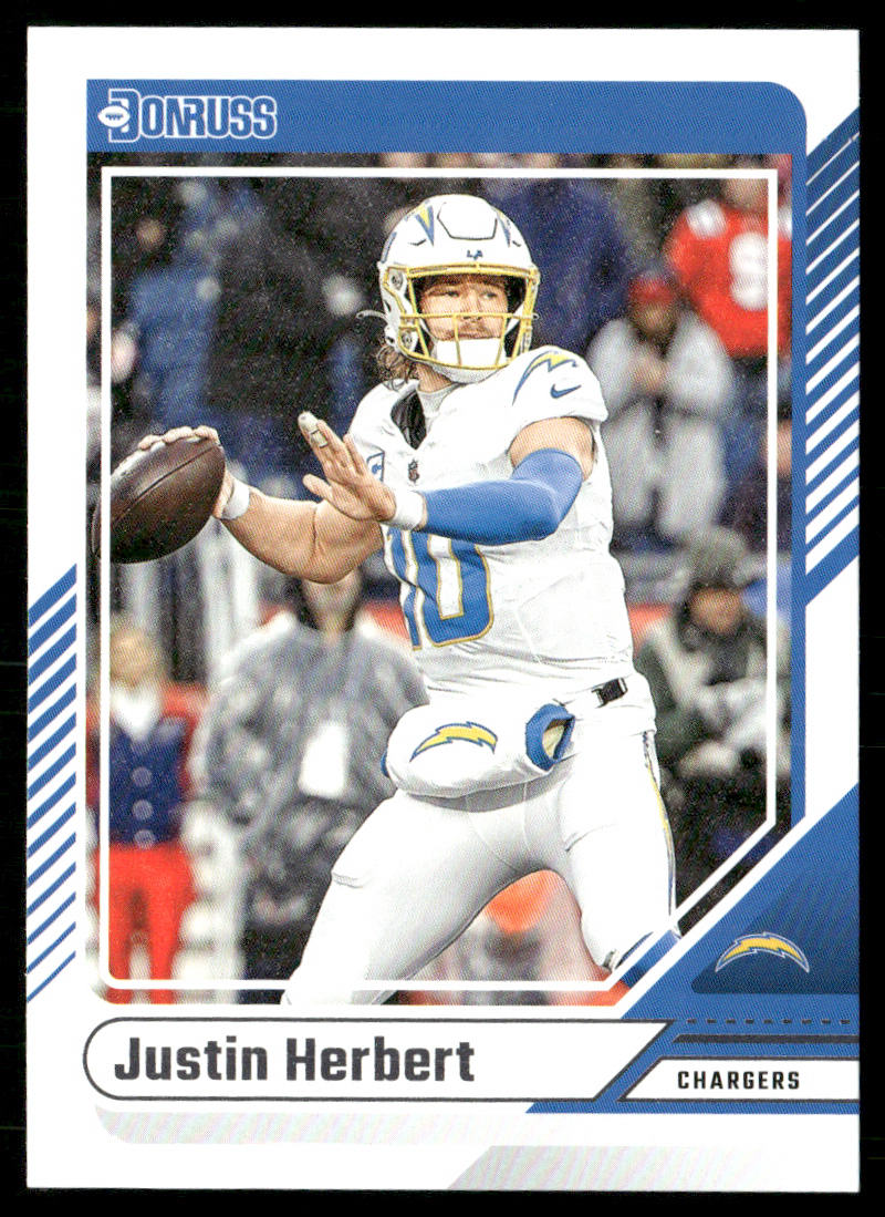 Justin Herbert 2024 Donruss #250 Los Angeles Chargers