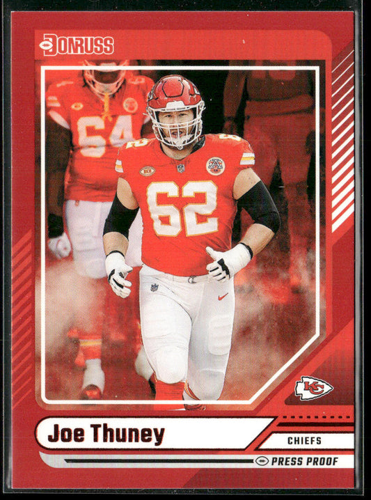 Joe Thuney 2024 Donruss Press Proof Red #103 Kansas City Chiefs