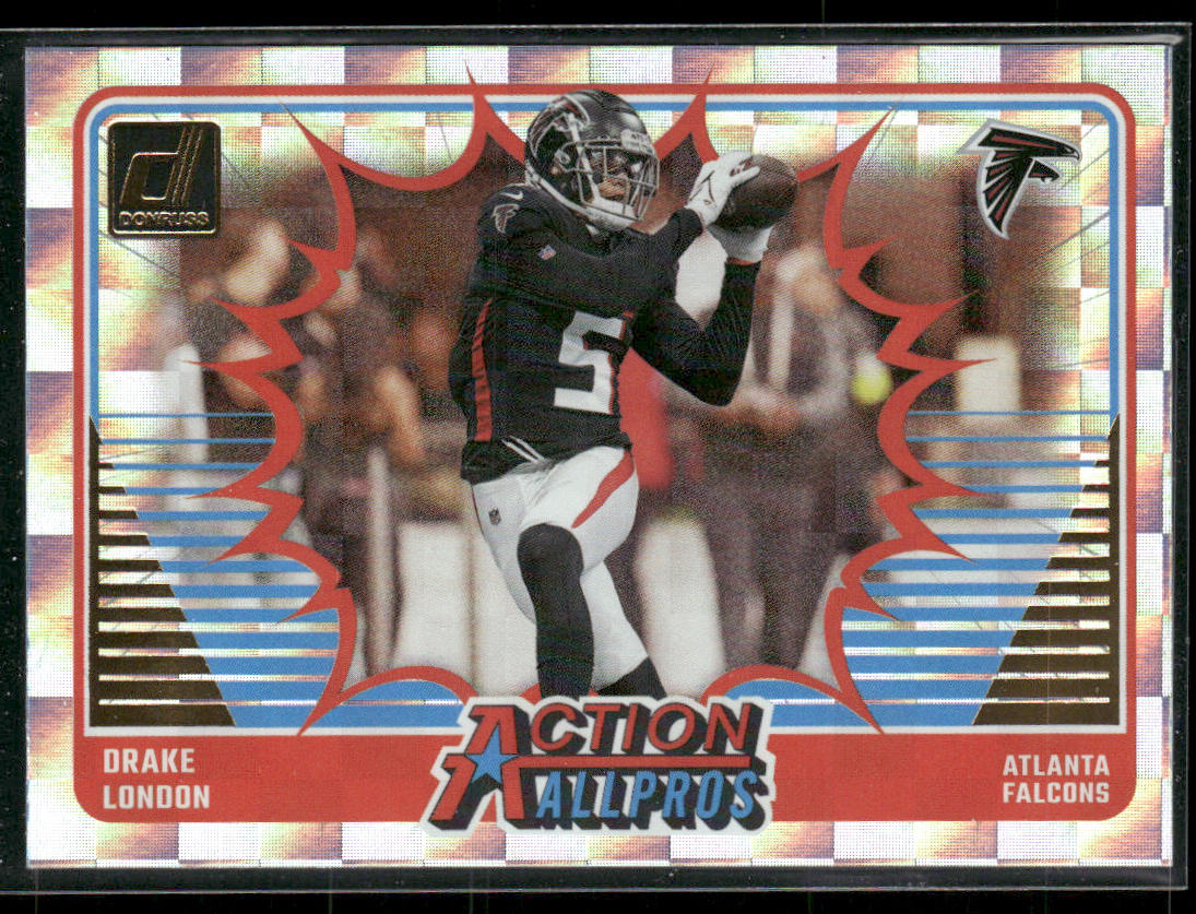 Drake London 2024 Donruss Action All-Pros #16 Atlanta Falcons