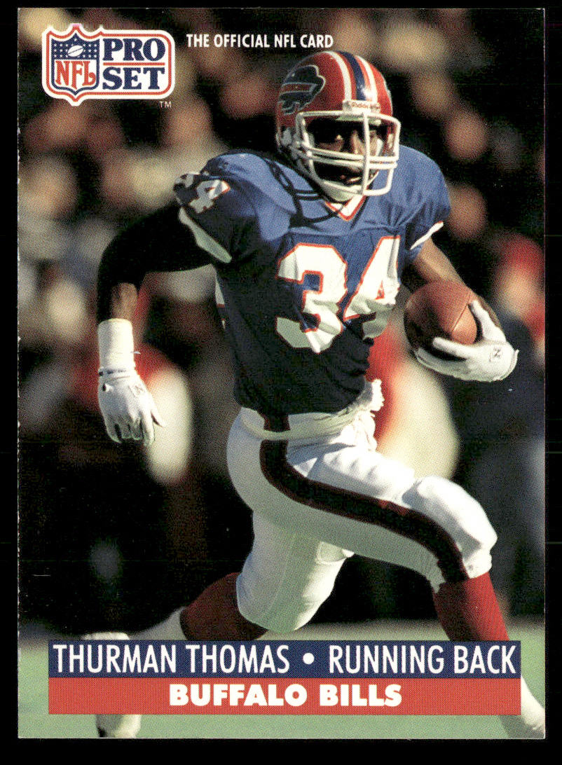 Thurman Thomas 1991 Pro Set #86 Buffalo Bills