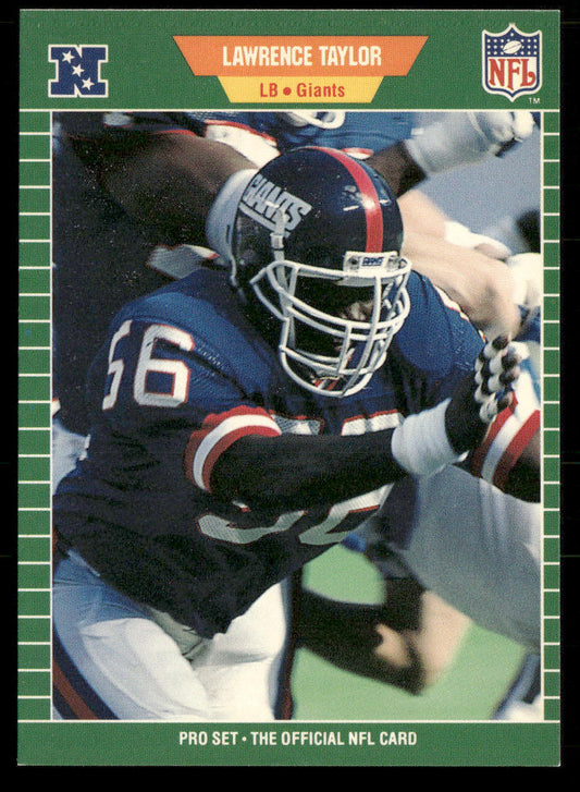 Lawrence Taylor 1989 Pro Set #292 New York Giants