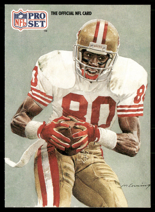 Jerry Rice 1991 Pro Set #379 San Francisco 49ers