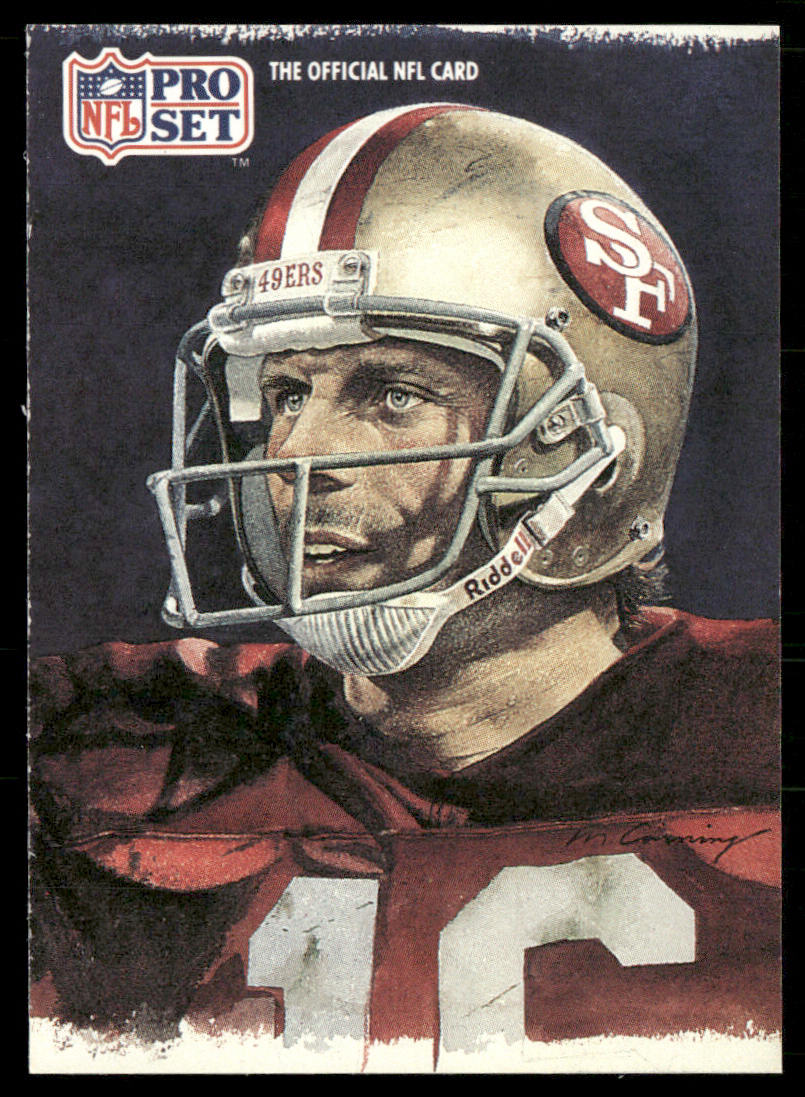 Joe Montana 1991 Pro Set #387 San Francisco 49ers