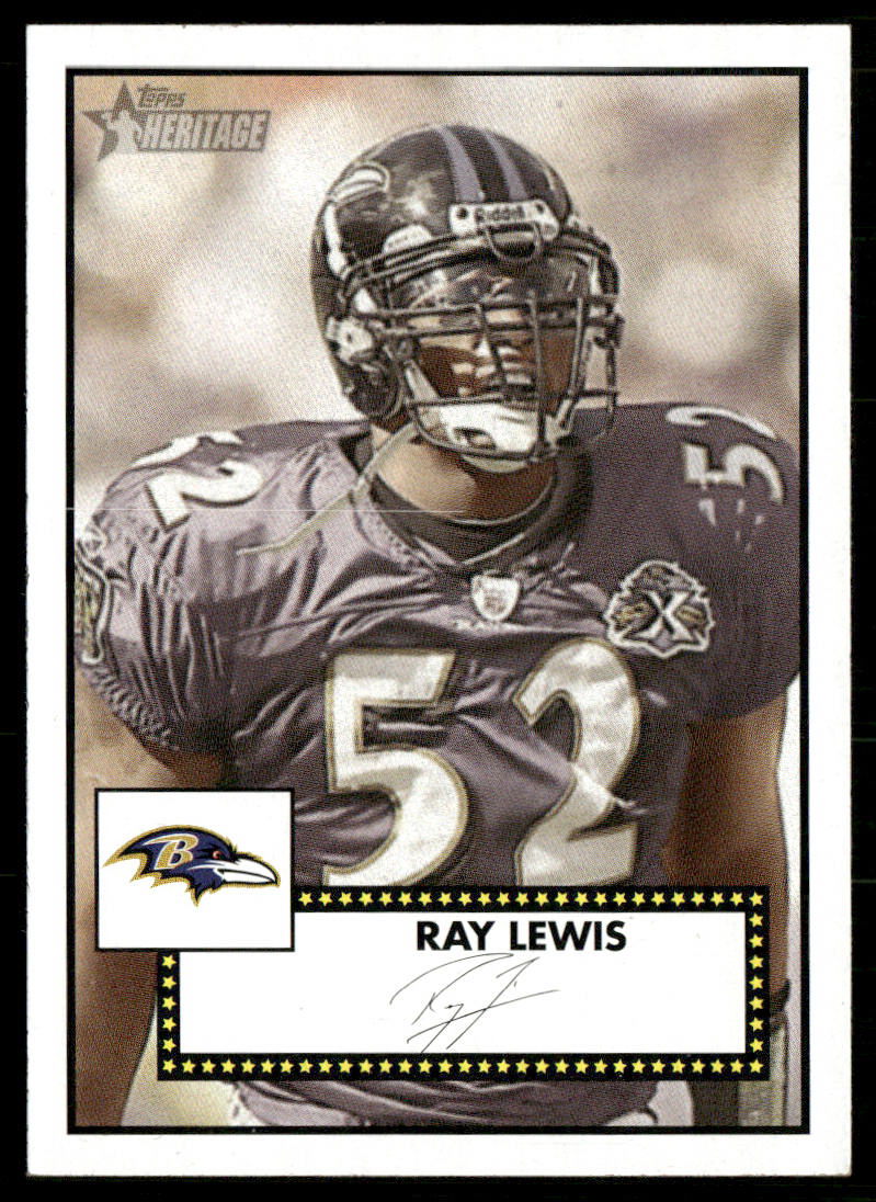 Ray Lewis 2006 Topps Heritage #296 Baltimore Ravens