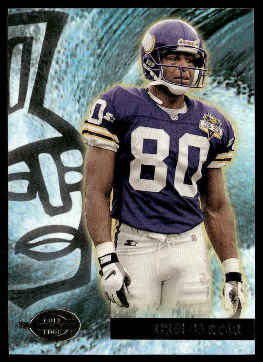 Cris Carter 1996 Topps Gilt Edge #82 Minnesota Vikings